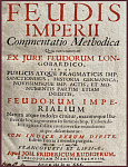 О феодальной империи. De Feudis Imperii Commentatio Methodica